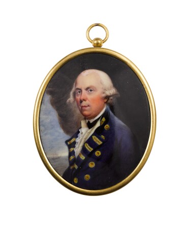 View full screen - View 1 of Lot 248. Portrait of Admiral Samuel Barrington (1729-1800).