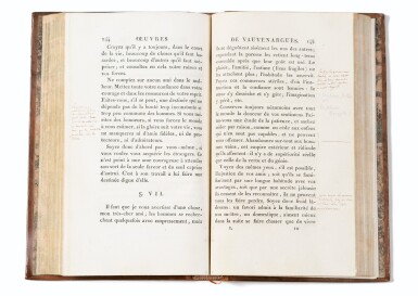 View full screen - View 1 of Lot 167. Oeuvres. 1806 . Rel ép. Précieux exemplaire annoté (plus de 115 annotations)..