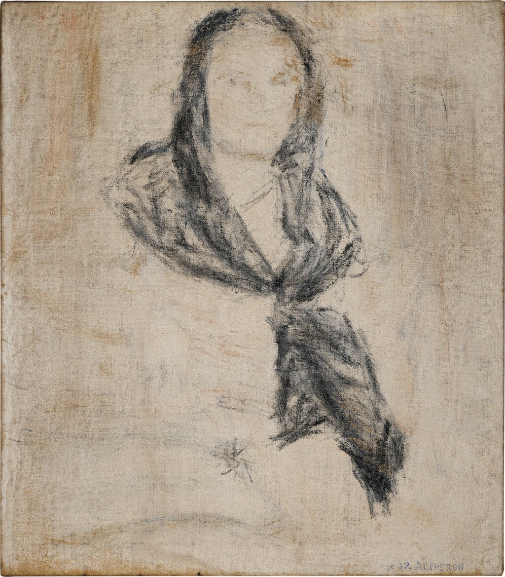 View full screen - View 1 of Lot 196. Retrato de mujer.