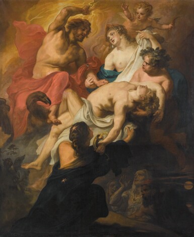 View full screen - View 1 of Lot 337. The Gods mourning Phaeton.
