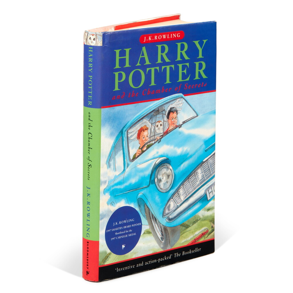 View full screen - View 1 of Lot 98. J.K. Rowling | Harry Potter and the Chamber of Secrets, 1998, first edition, inscribed by the author.