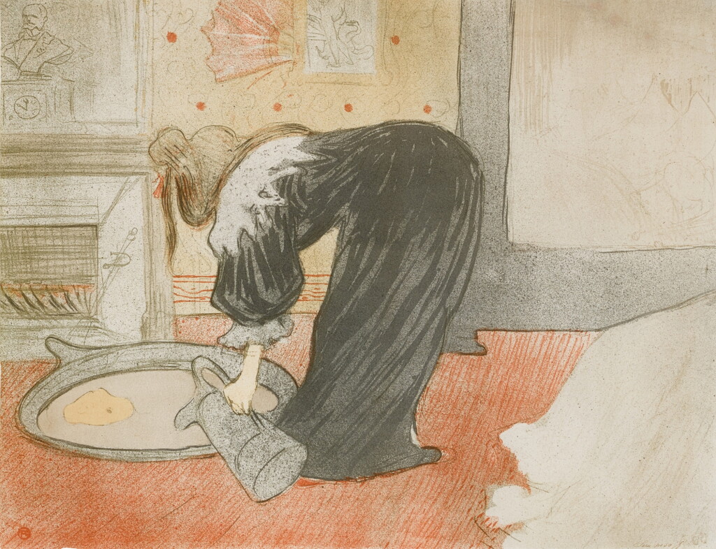 View full screen - View 1 of Lot 98. Femme au tub - Le tub, from Elles (W. 159; D. 183; A. 204; Adr. 175).