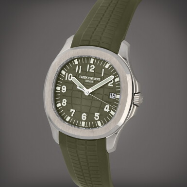 View full screen - View 1 of Lot 54. Aquanaut, Reference 5168G | A white gold wristwatch with date | Circa 2019.