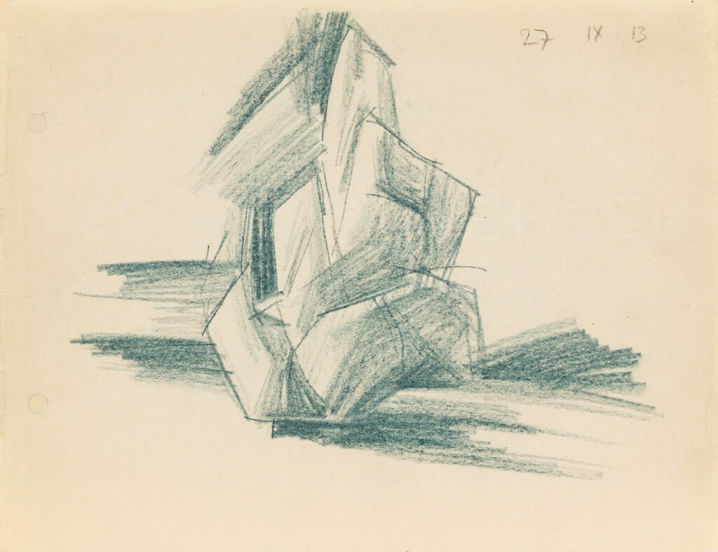 View full screen - View 1 of Lot 7. LYONEL FEININGER | BAUM IM PARK (WEIMAR) (TREE IN THE PARK (WEIMAR)).