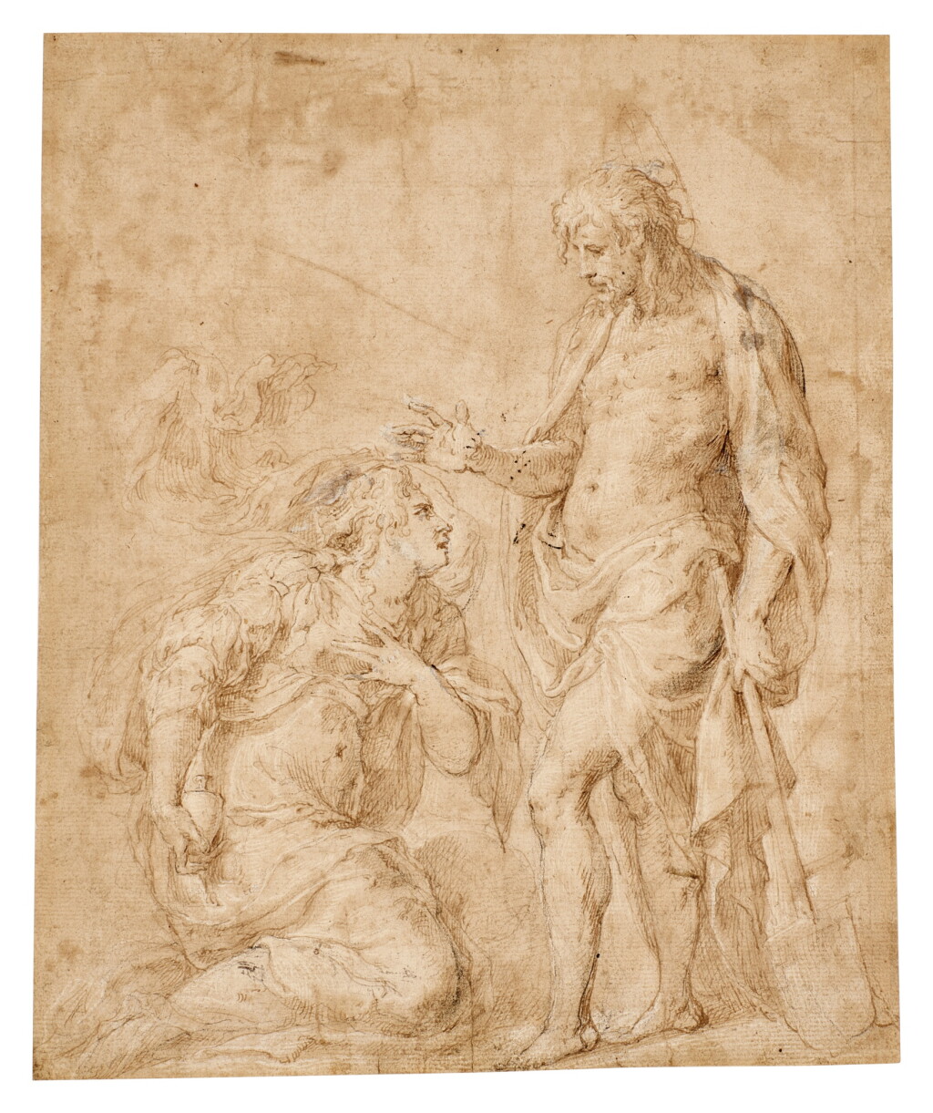 View full screen - View 1 of Lot 6. Noli me tangere (Christ and the Magdalene).