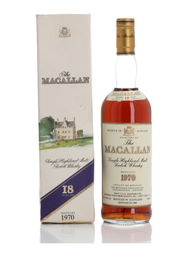 View full screen - View 1 of Lot 21. The Macallan 18 Year Old 43.0 abv 1970 (1 BT 75cl).