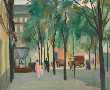 View full screen - View 1 of Lot 404. Boulevard à Paris (Angle Avenue Rachel) .
