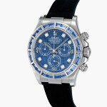 Daytona, Reference 116589 | A white gold, sapphire and diamond-set chronograph wristwatch with sodalite hardstone dial | Circa 2001