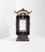 Vitrine bibliothèque en palissandre de Rio, érable teinté et bronze doré, vers 1880, signée Edouard Lièvre (1828-1886)
