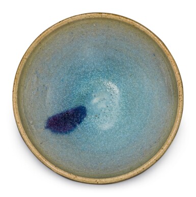 View full screen - View 1 of Lot 330. A JUNYAO PURPLE-SPLASHED BOWL YUAN DYNASTY 元 鈞窰紫斑歛口盌.