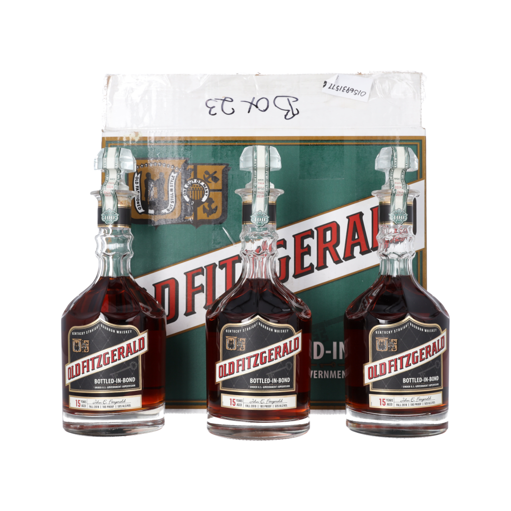 View full screen - View 1 of Lot 493. Old Fitzgerald 15 Year Old Bottled In Bond 100 proof NV (3 BT75).