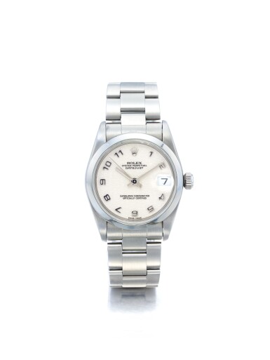 View full screen - View 1 of Lot 97. ROLEX | REF 78240 DATEJUST, A STAINLESS STEEL AUTOMATIC CENTER SECONDS WRISTWATCH WITH DATE AND BRACELET CIRCA 1998.
