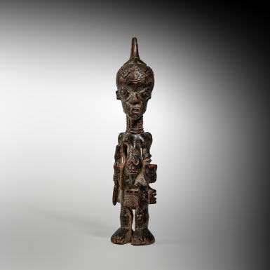 View full screen - View 1 of Lot 52. Luluwa Figure, Democratic Republic of Congo.