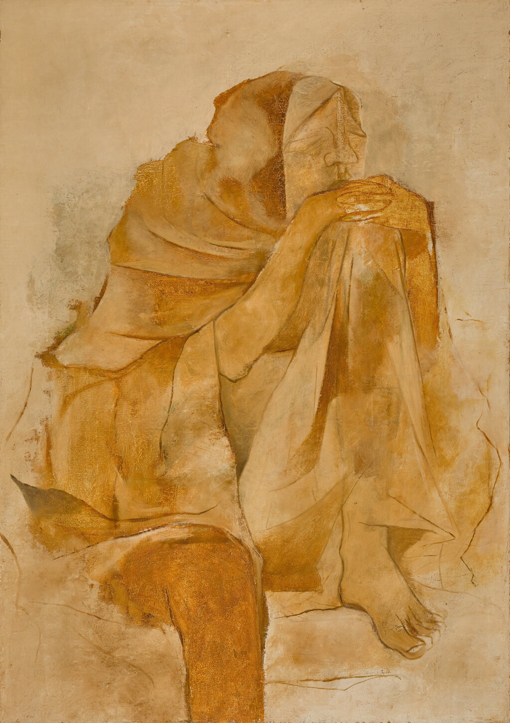 View full screen - View 1 of Lot 48. Brooding Figure.