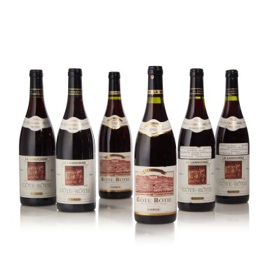 View full screen - View 1 of Lot 11. Côte Rôtie, La Landonne 1990 Guigal (6 BT).