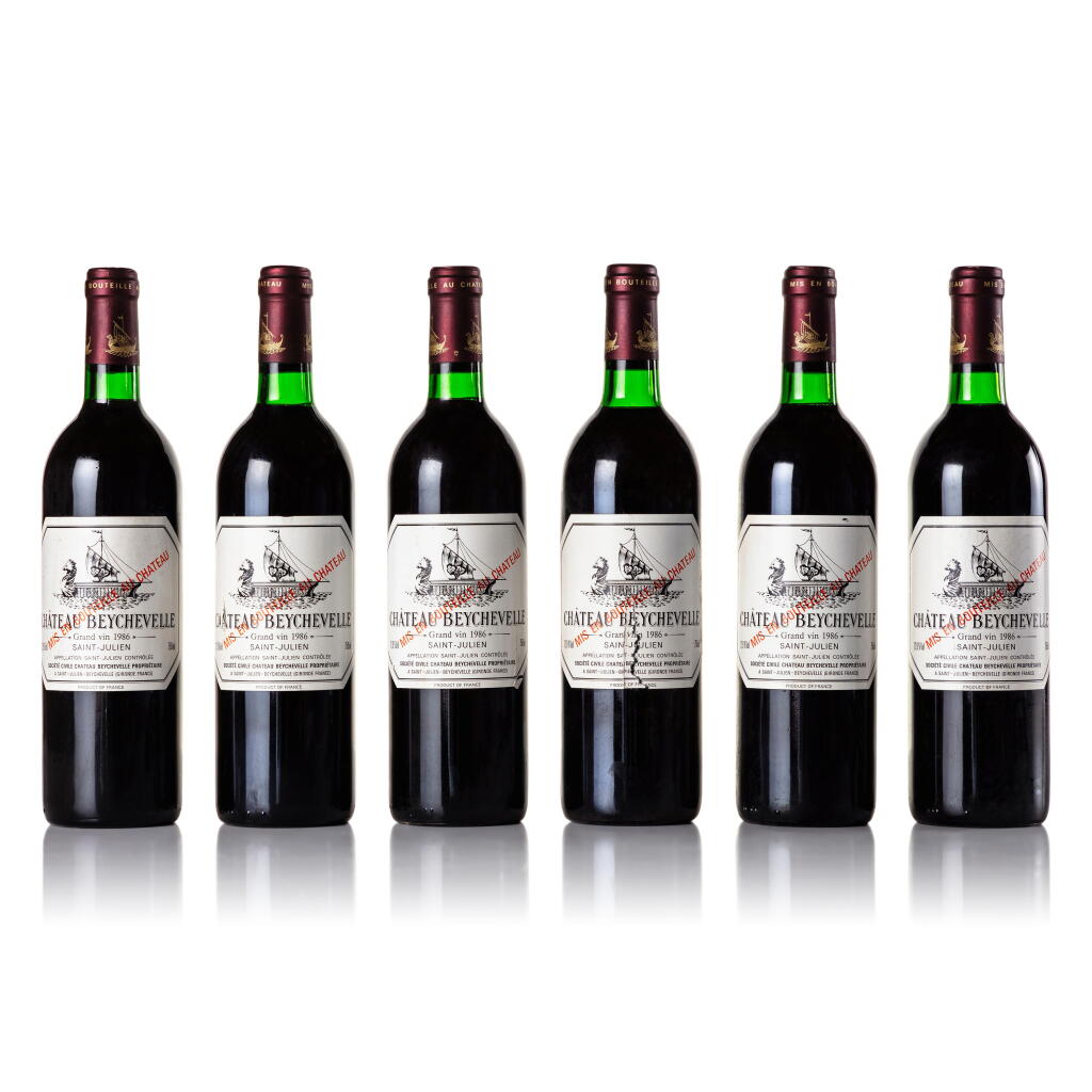 View full screen - View 1 of Lot 410. Château Beychevelle 1986 (11 BT).