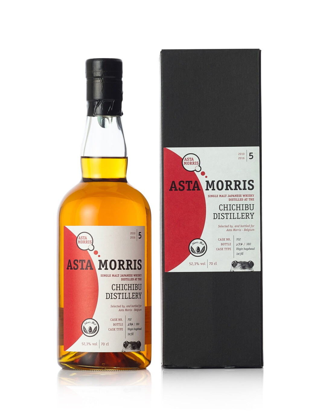 View full screen - View 1 of Lot 1013. 秩父 Ichiro's Malt Chichibu for Asta Morris Cask #702 52.3 abv 2010 (1 BT70).