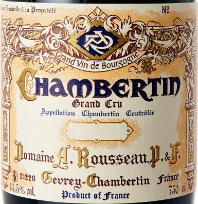 View full screen - View 1 of Lot 9285. Chambertin 2004 Domaine Armand Rousseau (6 BT).