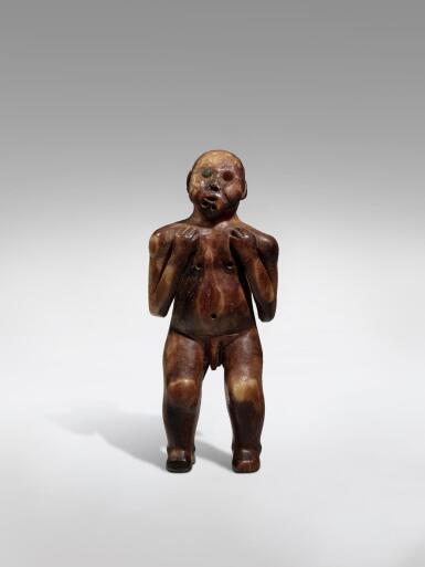 View full screen - View 1 of Lot 21. Anthropomorphic Figure, Punuk or Thule, circa 1000 - 1200 AD.