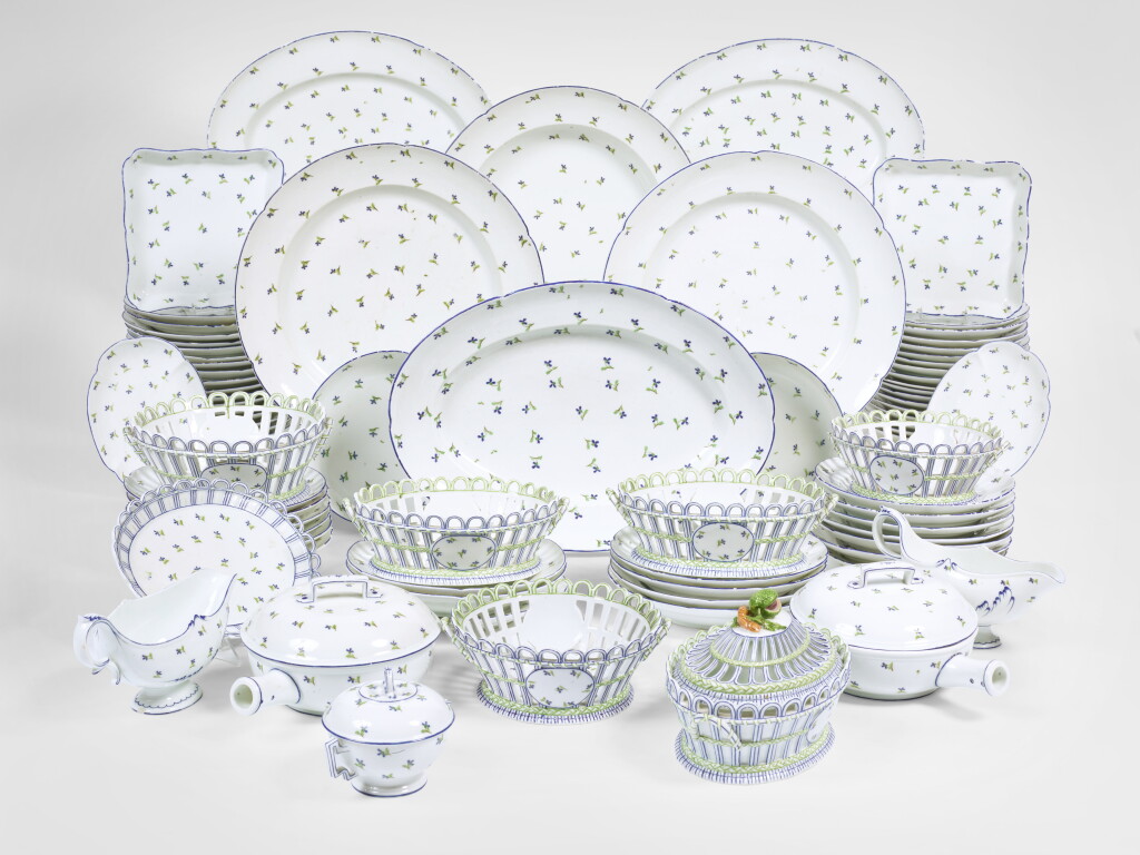 View full screen - View 1 of Lot 397. An Niderviller Porcelain Extensive Part-Dinner Service, circa 1780 .