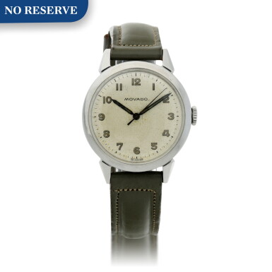 View full screen - View 1 of Lot 160. A stainless steel wristwatch, Circa 1960.