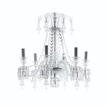 View full screen - View 1 of Lot 26. A Baccarat cut-crystal chandelier, ‘Zénith’ model, by Philippe Starck .