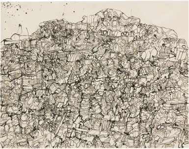 View full screen - View 1 of Lot 285. JEAN DUBUFFET | SANS TITRE (TERRE RADIEUSE).