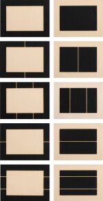 DONALD JUDD | UNTITLED (SCHELLMANN 177-186)