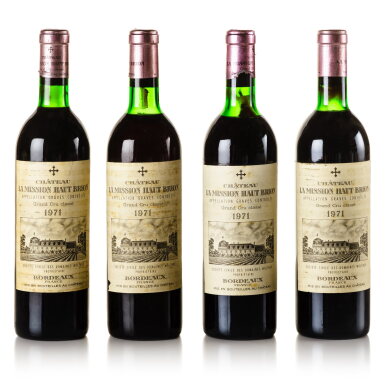 View full screen - View 1 of Lot 216. Château La Mission Haut-Brion 1971 (4 BT).
