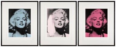 View full screen - View 1 of Lot 203. Marilyn Portrait (Blue, Rosé and Pink).