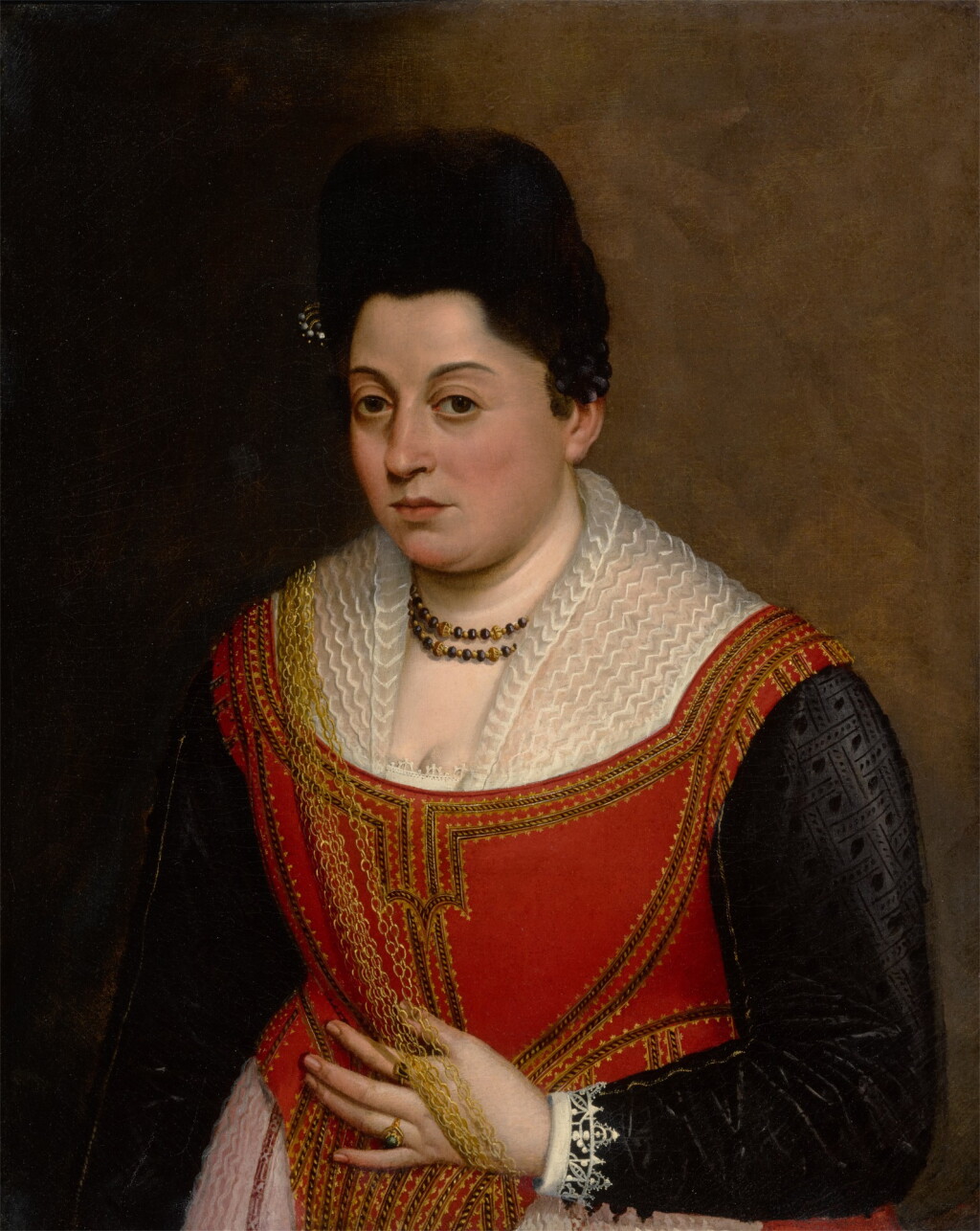 View full screen - View 1 of Lot 3. Portrait of a woman, half length.
