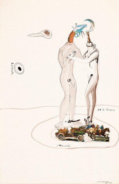 View full screen - View 1 of Lot 172. VICTOR BRAUNER | SANS TITRE.