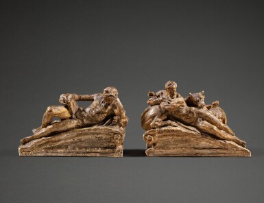 View full screen - View 1 of Lot 49. La Science and L'Agriculture (Allegories of Science and Agriculture).