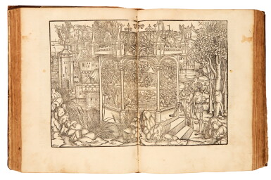 View full screen - View 1 of Lot 1233. Vergil, Opera, Strassburg, Grüninger, 1502, contemporary half calf over wooden boards.