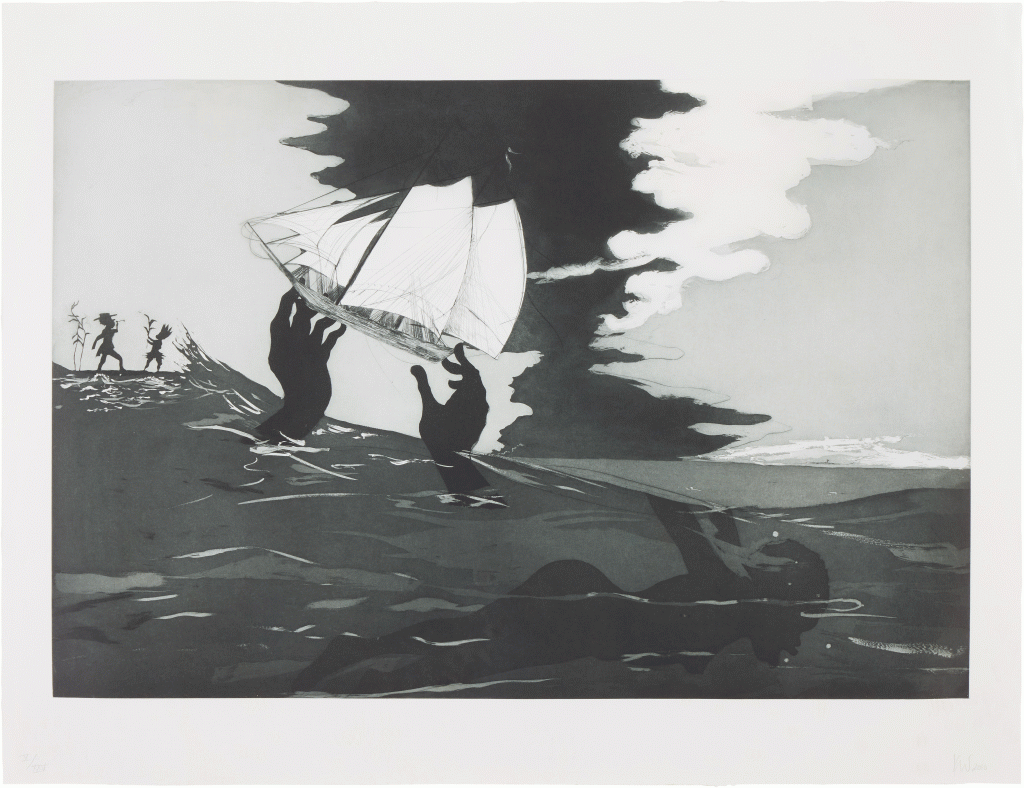 View full screen - View 1 of Lot 705. No World, from An Unpeopled Land in Unchartered Waters.