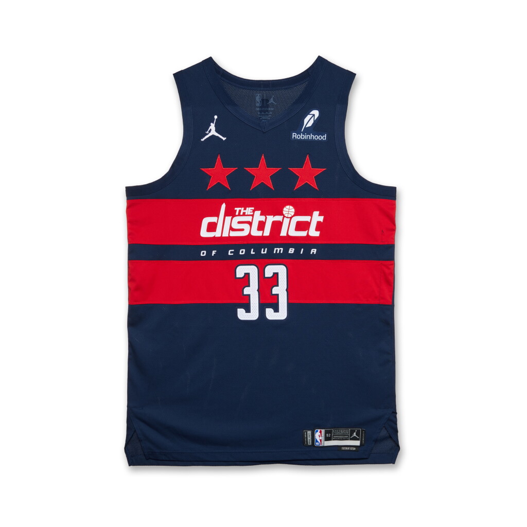 View full screen - View 1 of Lot 236. Kyle Kuzma Washington Wizards 2024-2025 Emirates NBA Cup Game Worn Statement Edition | Matched to 2 Games.