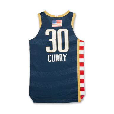 View full screen - View 1 of Lot 1. Stephen Curry 2026 NBA All-Star Game Media Day Jersey.