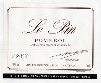 View full screen - View 1 of Lot 9140. Le Pin 2021 (6 BT).