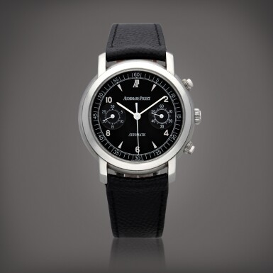 View full screen - View 1 of Lot 585. Jules Audemars, Reference 25859ST/O/0342/01 | A stainless steel chronograph wristwatch | Circa 2008.