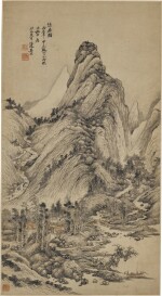 吳歷 隱居圖|Wu Li, Secluse in the Forest