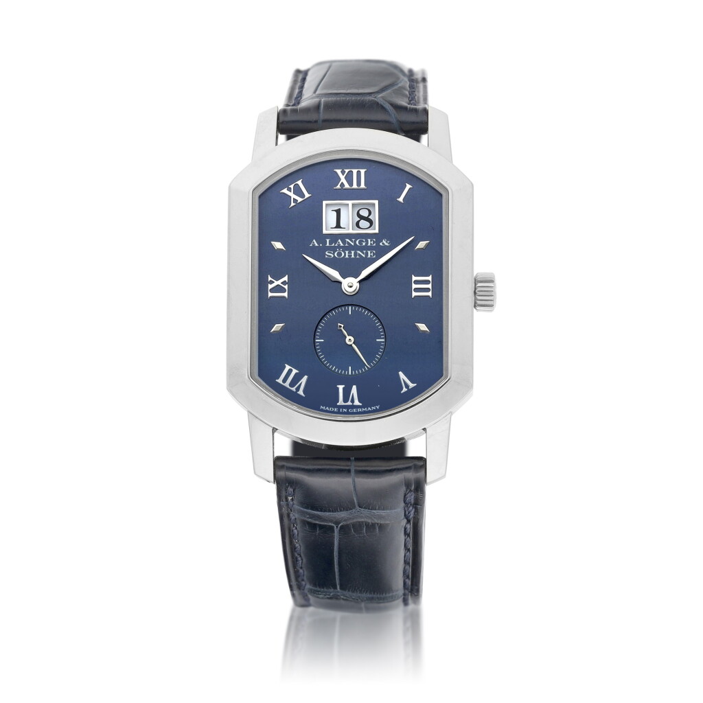 View full screen - View 1 of Lot 8007. Arkade, Reference 106.027 | A white gold wristwatch with digital date display, Circa 2003 | 朗格 | Arkade 型號106.027 | 白金腕錶,備數位日期顯示,約2003年製.