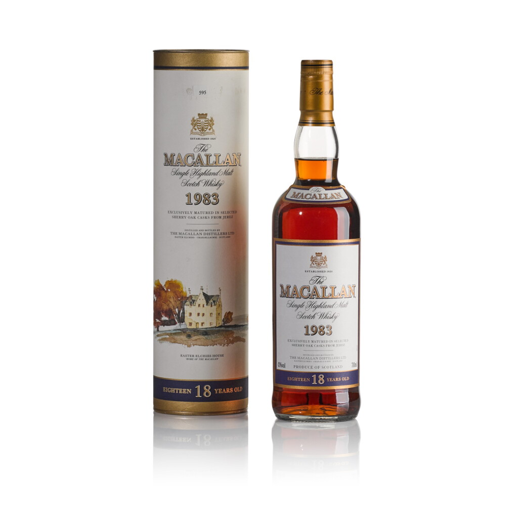 View full screen - View 1 of Lot 57. The Macallan 18 Year Old 43.0 abv 1983 (1 BT70).