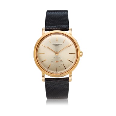 View full screen - View 1 of Lot 234. Reference 3429 A pink gold automatic wristwatch, Made in 1963.