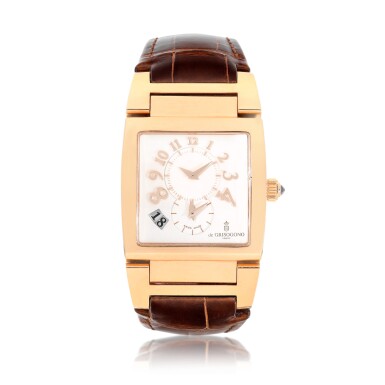 View full screen - View 1 of Lot 8152. Instrumento Uno | A pink gold dual time zone wristwatch with date, Circa 2015 | Instrumento Uno | 粉紅金兩地時間腕錶,備日期顯示,約2015年製.