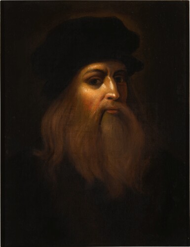 View full screen - View 1 of Lot 26. Portrait of Leonardo da Vinci (1452-1519).