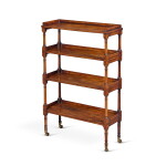 A Late George III Satinwood Four-Tier Étagère, Circa 1800