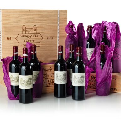 View full screen - View 1 of Lot 5. Château Lafite 2018 (12 BT).