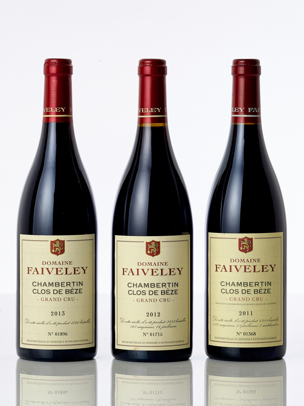 View full screen - View 1 of Lot 8430. Chambertin, Clos de Bèze 2013 Faiveley (6 BT).