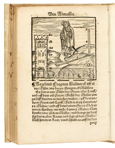 View full screen - View 1 of Lot 189. Koebel, Rechenbuchlein, Frankfurt, 1531, later vellum.