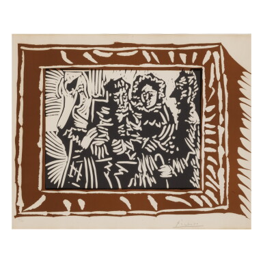 View full screen - View 1 of Lot 168. PABLO PICASSO | SCENE FAMILIALE (B. 1146; BA. 1337).